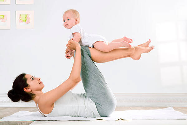 Физические упражнения после родов помогут укрепить мышцы малого таза