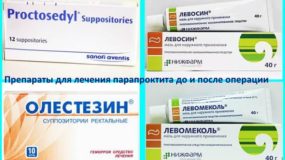Лечение парапроктита ректальными суппотизориями